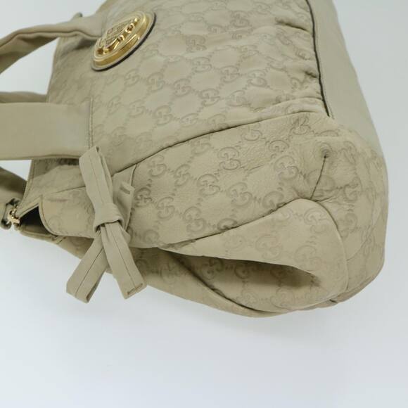 GUCCI Guccissima GG Canvas Hand Bag Beige - Picture 4 of 16